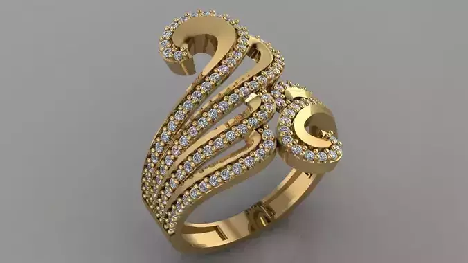 GC GOLD Y112- Diamond Ring 