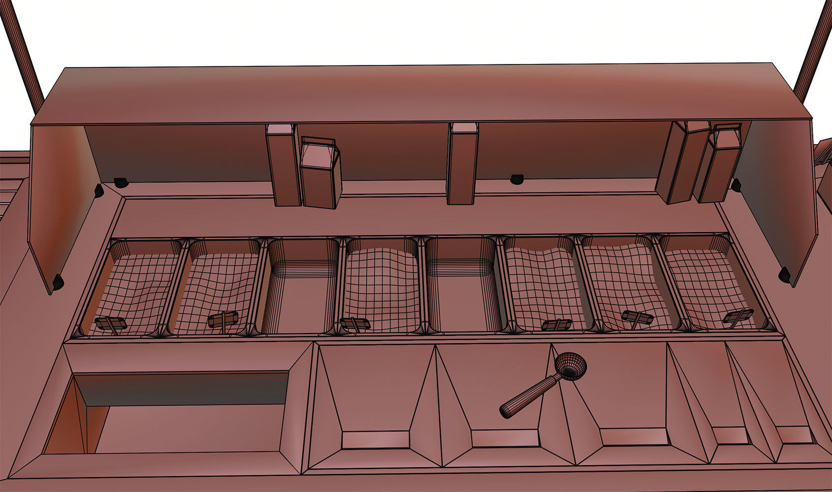 Mobile ice cream cart 3D model_13