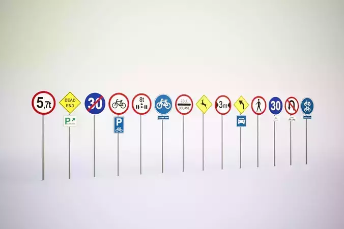 Vertical road signs