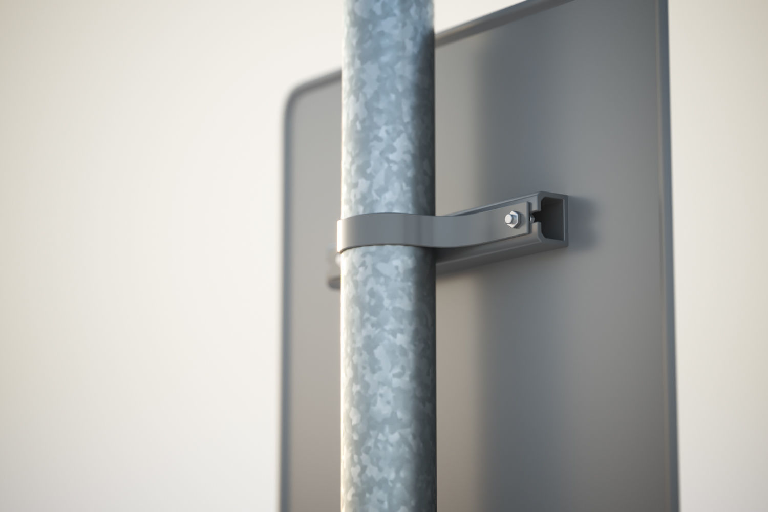 Road sign set 3D model_4