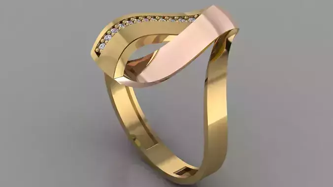 GC GOLD Y1015- Diamond Ring