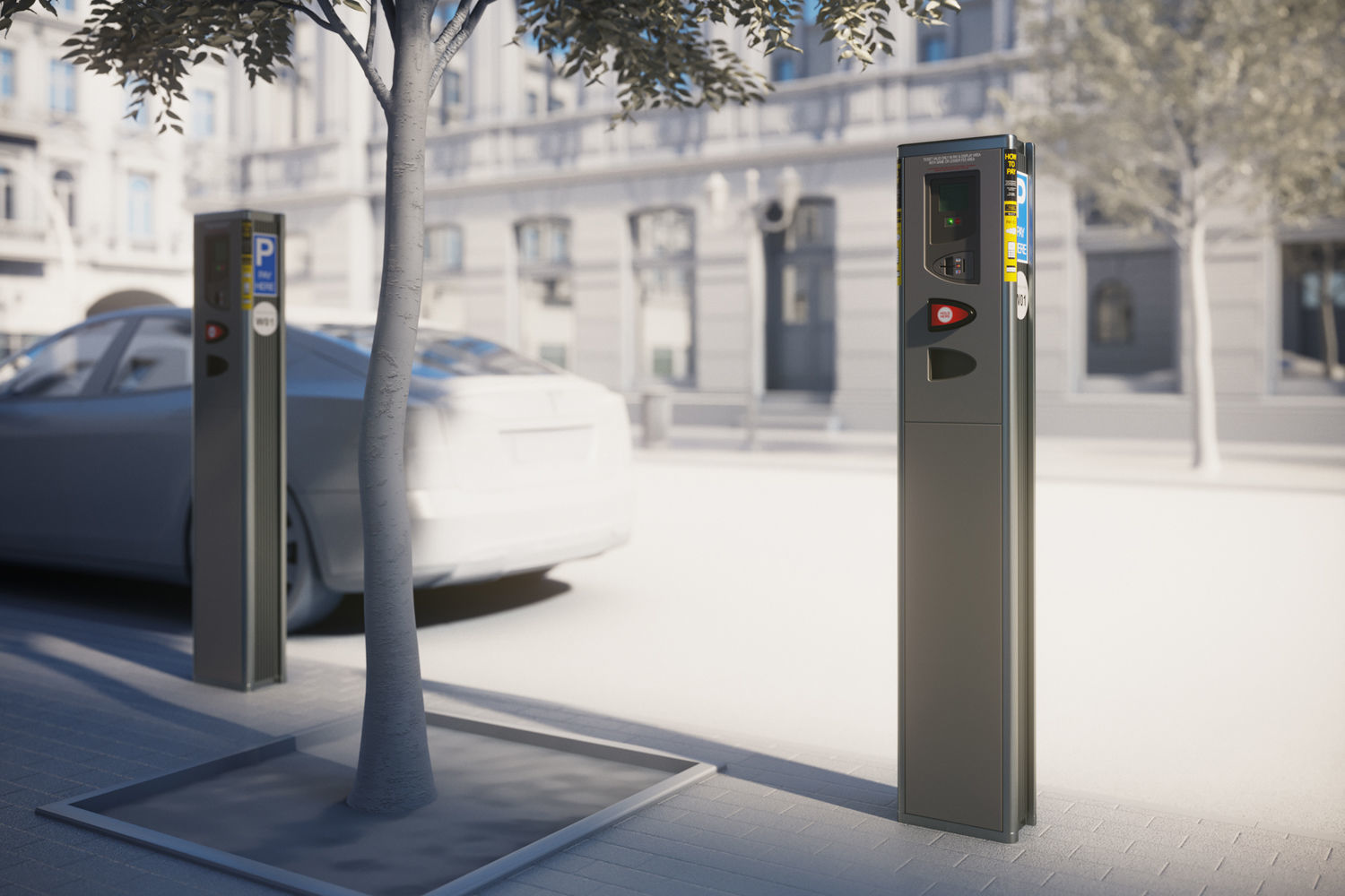 Parking meter 3D model_1