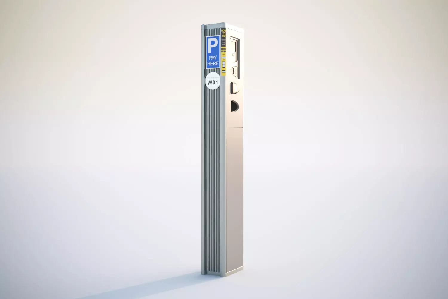 Parking meter 3D model_0