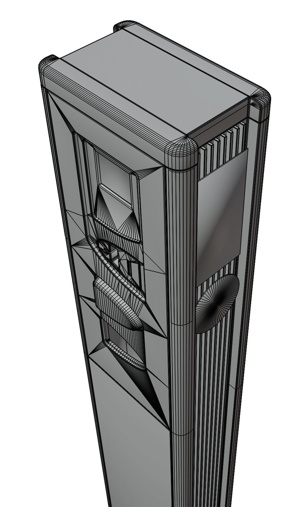 Parking meter 3D model_8