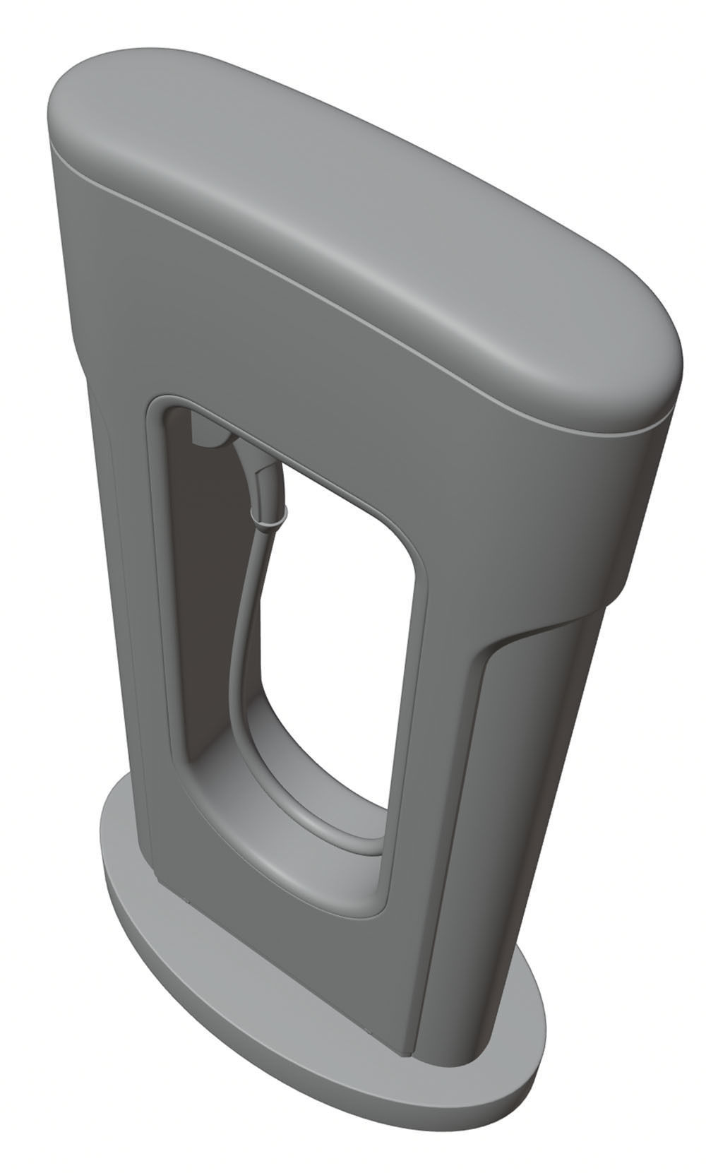 Electric car charger 3D model_7