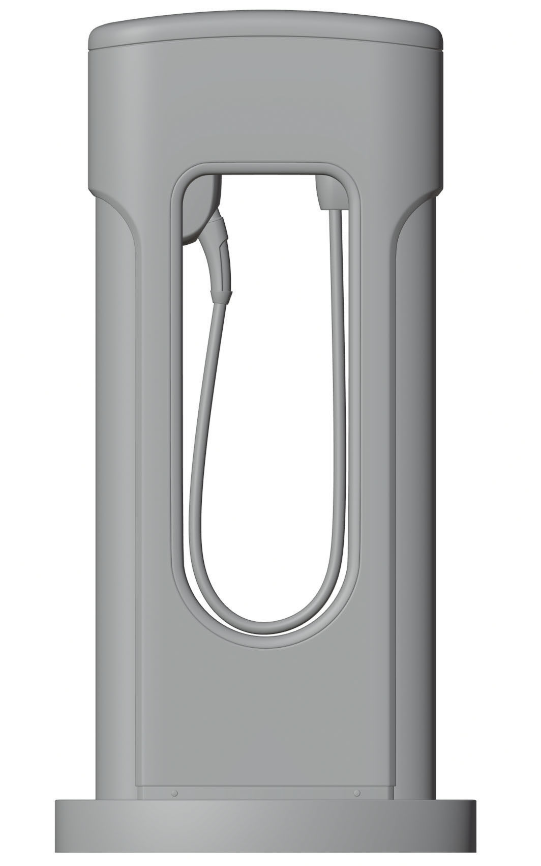 Electric car charger 3D model_5