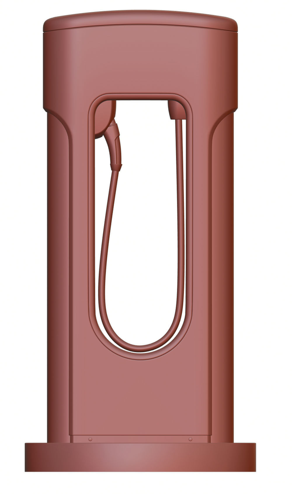 Electric car charger 3D model_10