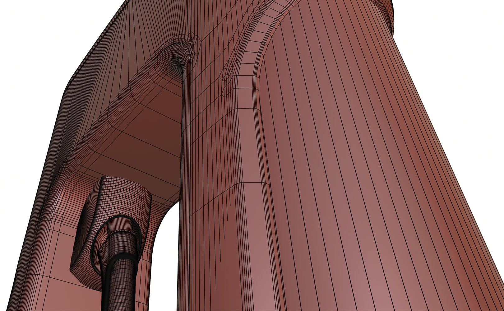 Electric car charger 3D model_14