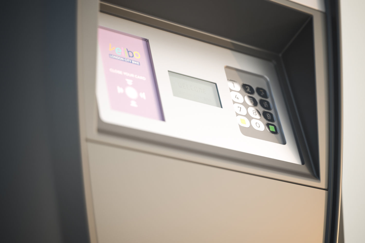 Futuristic bikes on a rack 3D model_4