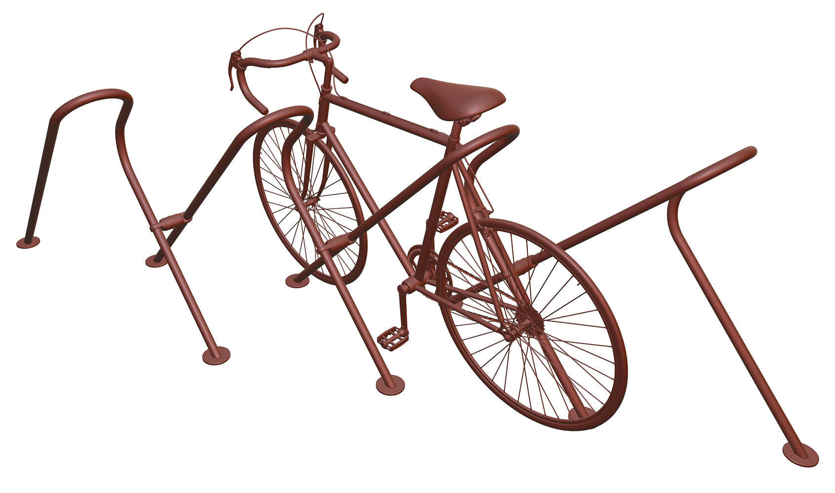 Stand with a model of a bicycle 3D model_11