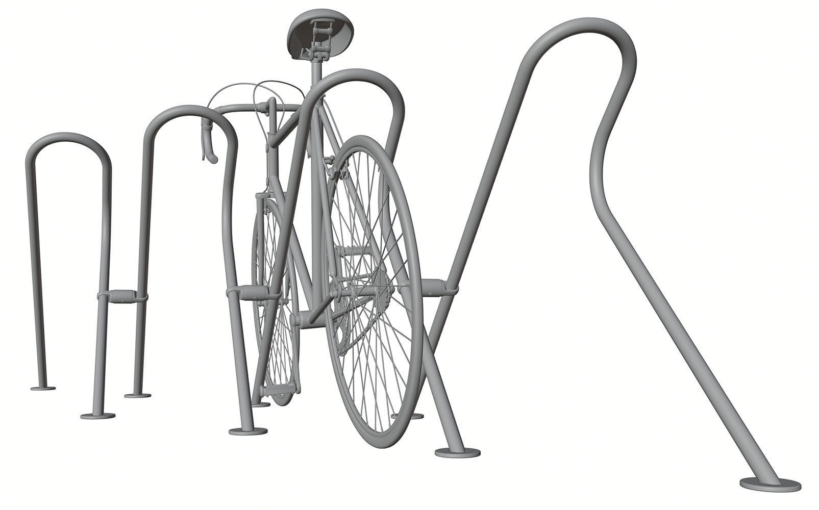 Stand with a model of a bicycle 3D model_6