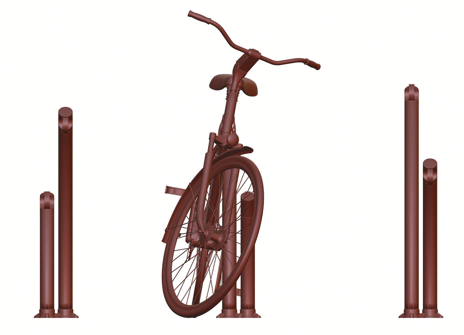 Bike rack 3D model_10