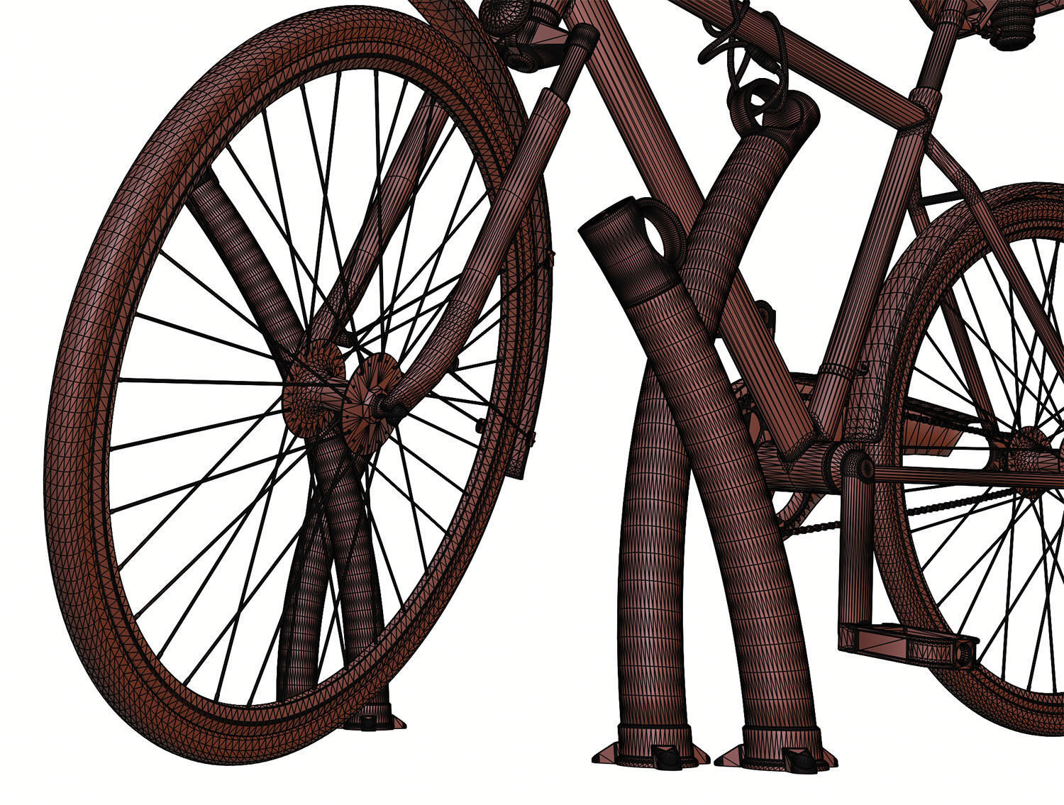 Bike rack 3D model_14