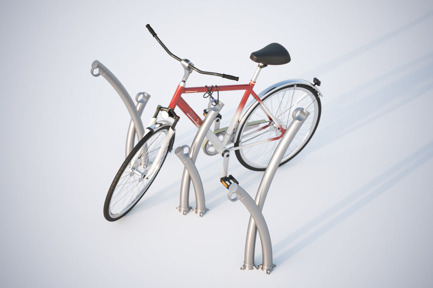 Bike rack 3D model_3