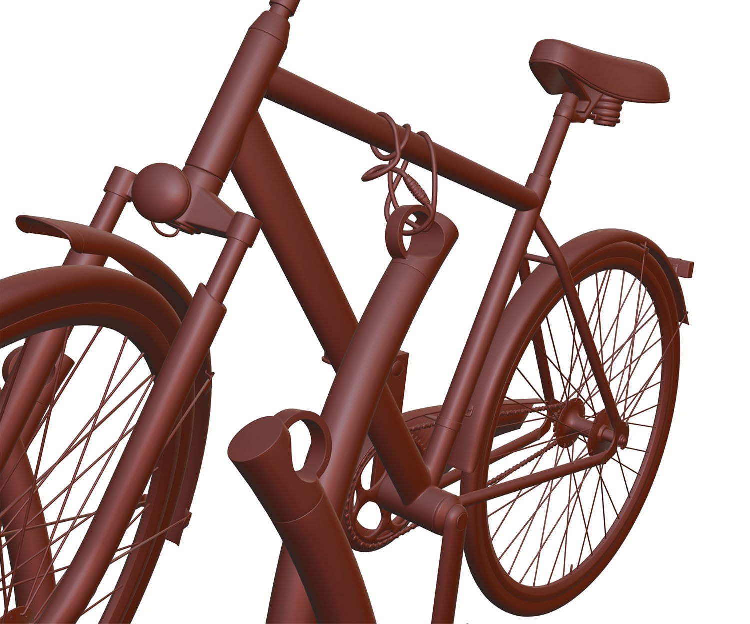 Bike rack 3D model_12
