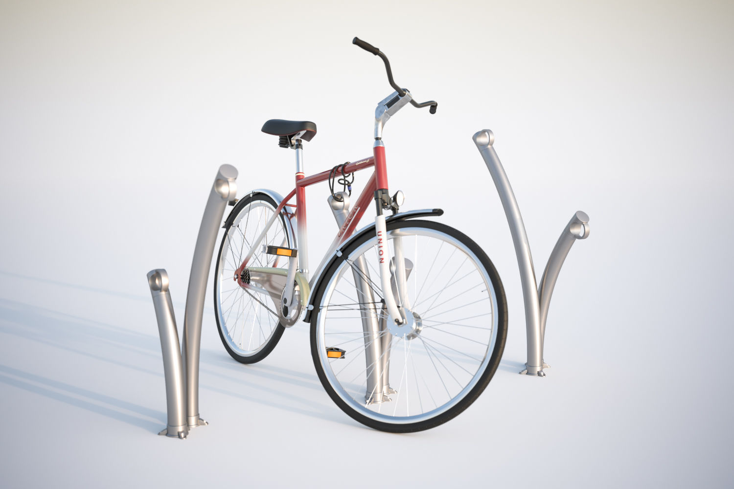 Bike rack 3D model_1