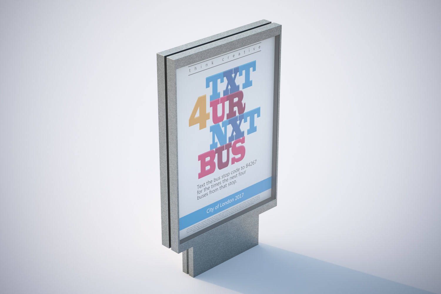 Color billboard 3D model_3