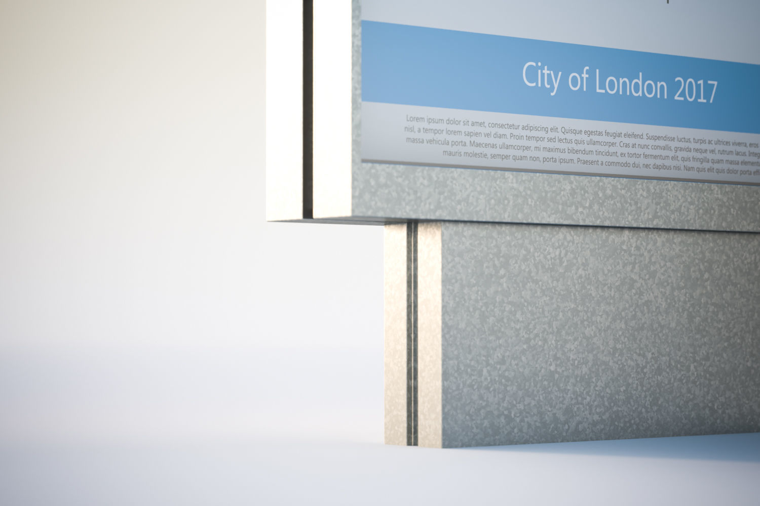 Color billboard 3D model_4