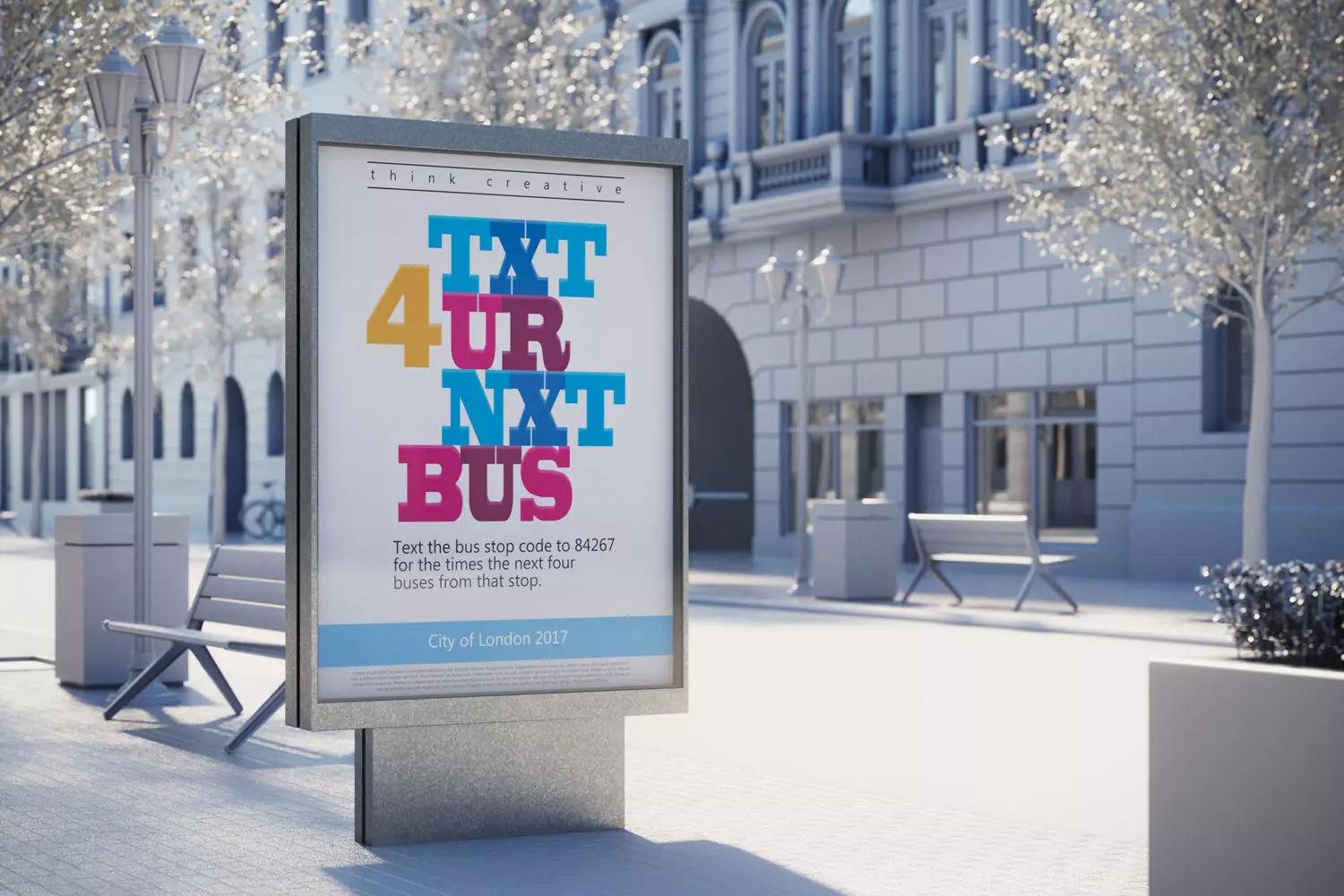 Color billboard 3D model_0