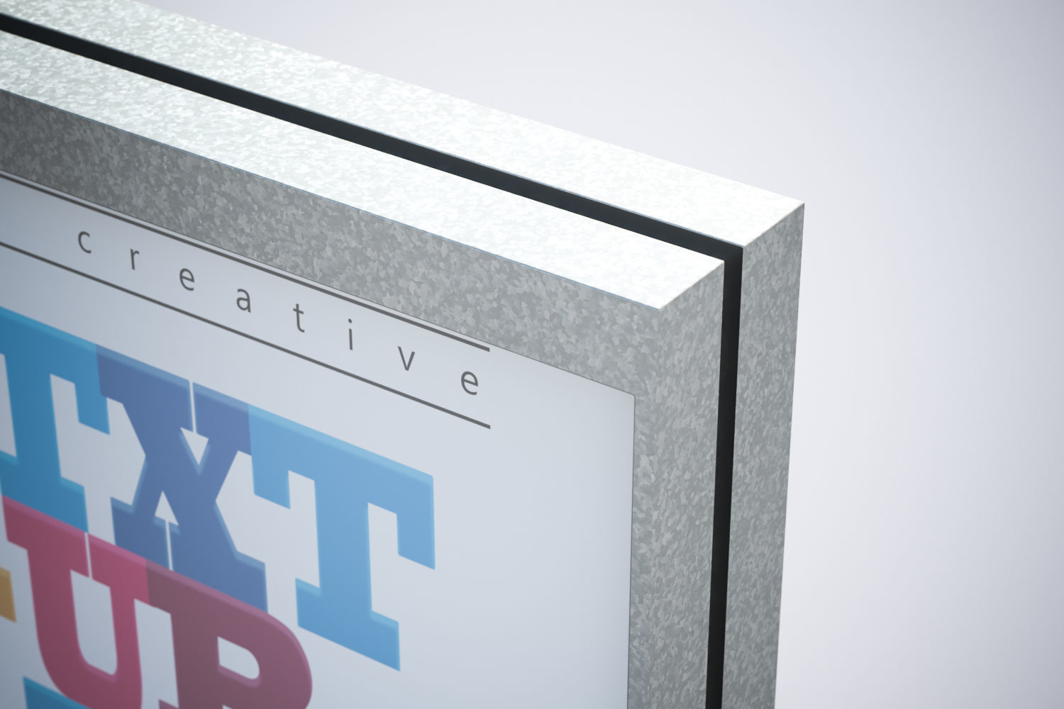 Color billboard 3D model_2