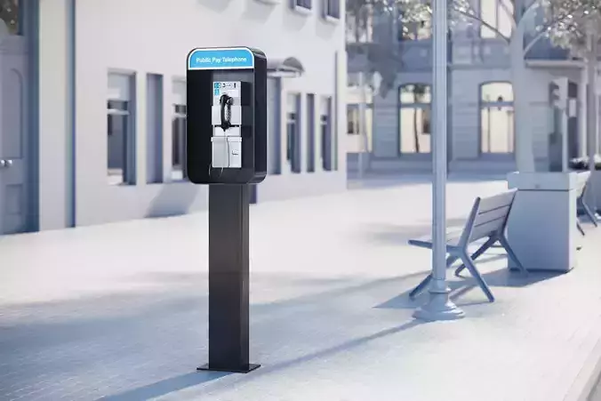 Black telephone box