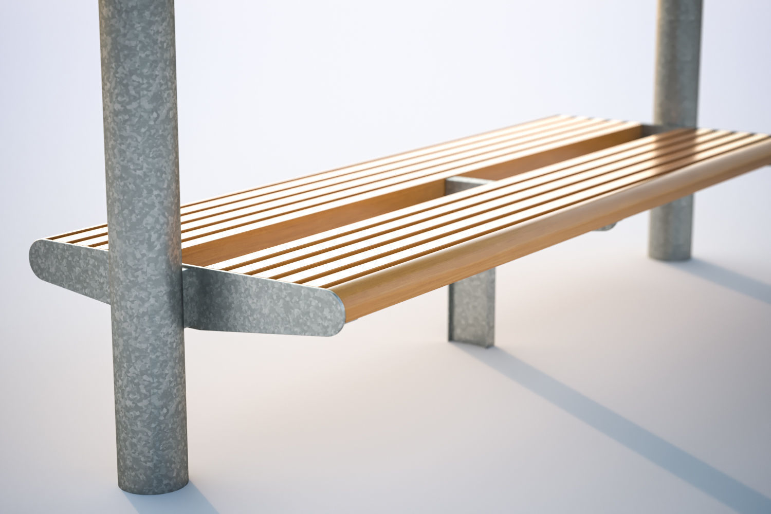 Small bus shelter 3D model_3