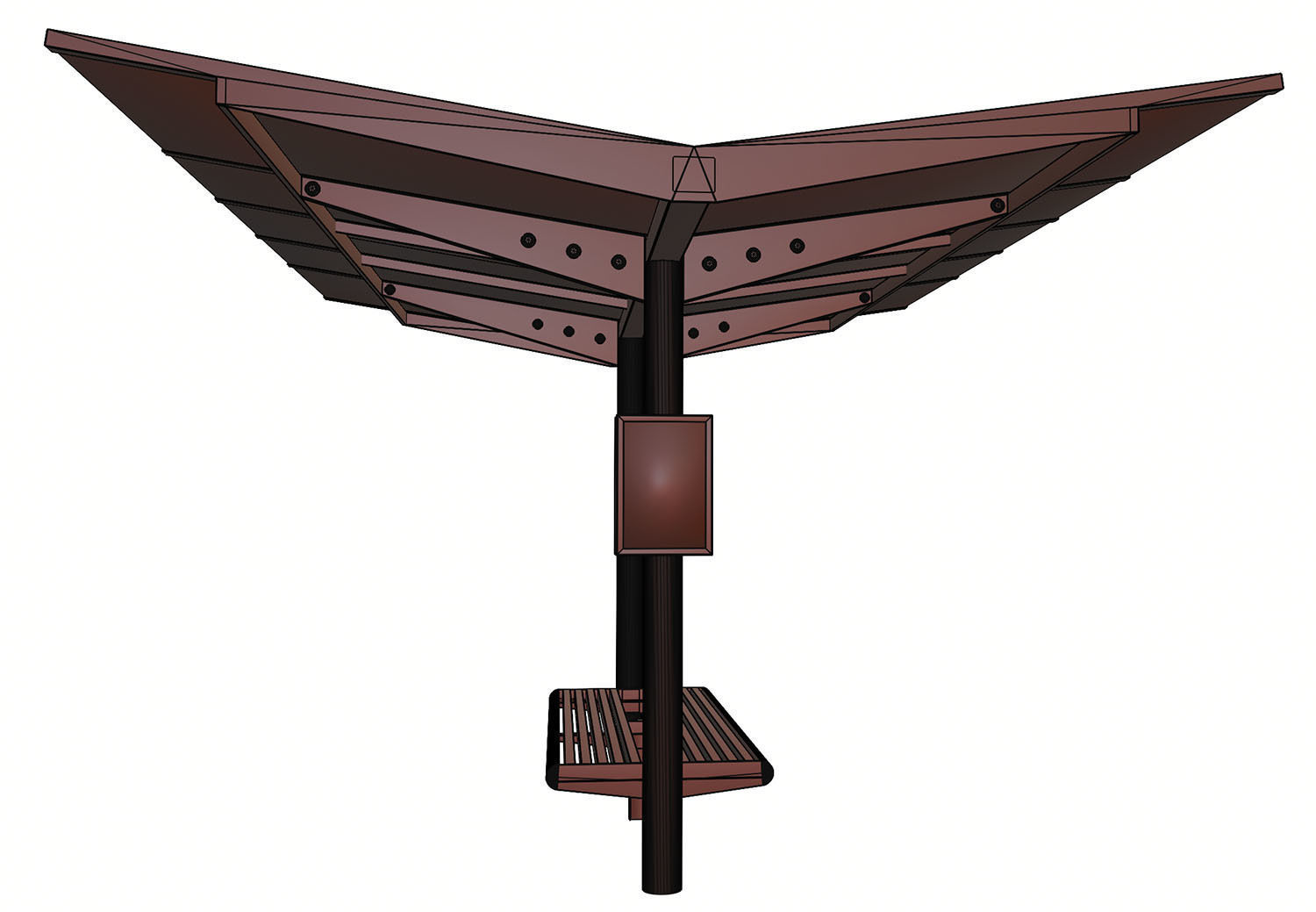 Small bus shelter 3D model_13