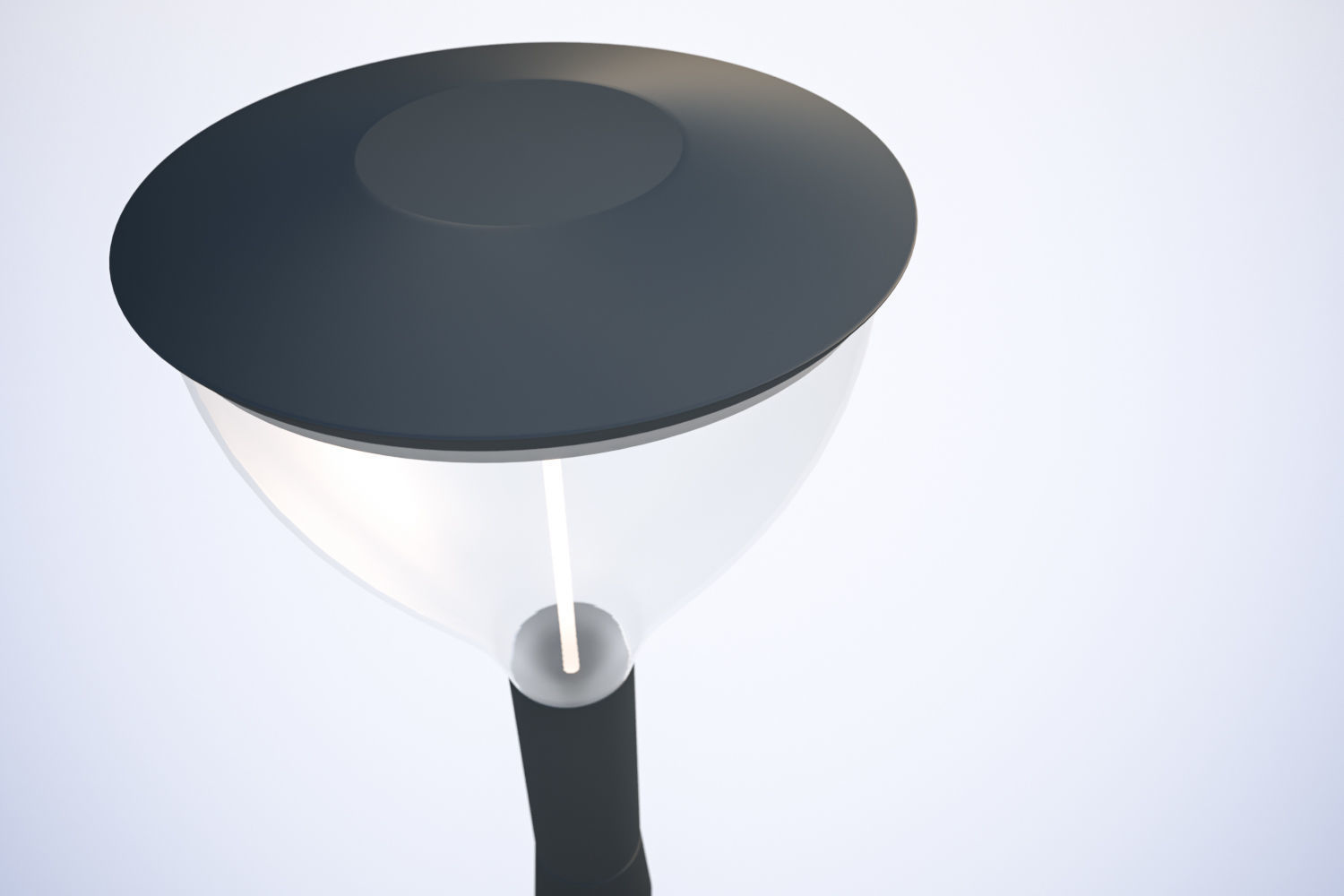 Street lamp in classic form 3D model_12