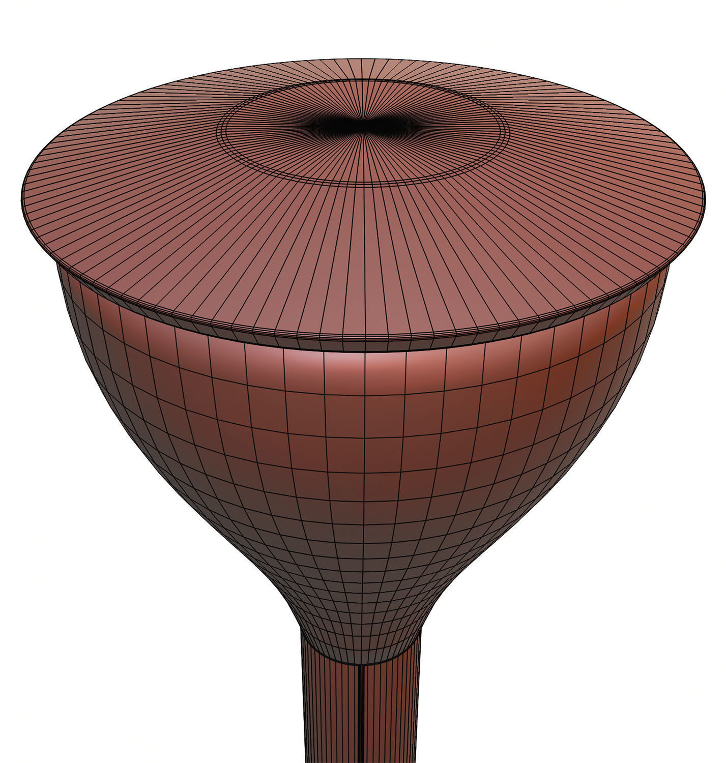 Street lamp in classic form 3D model_10