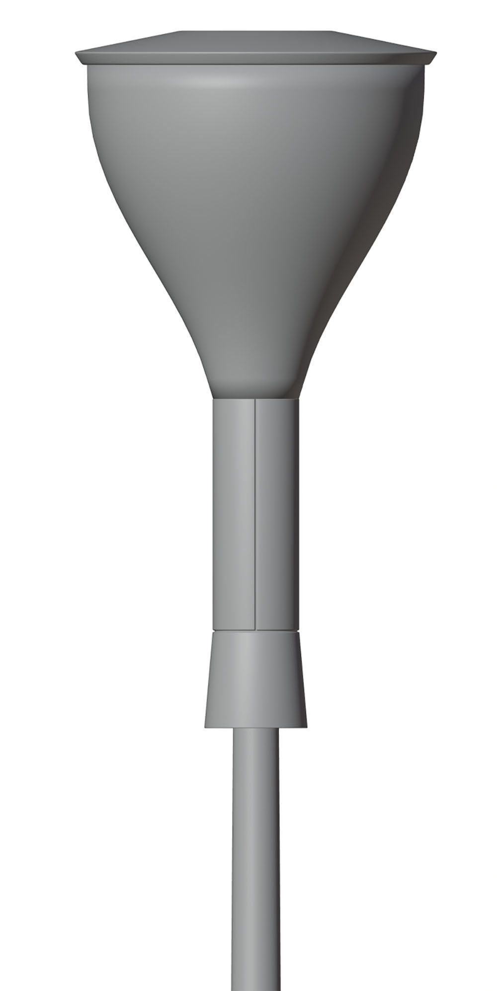 Street lamp in classic form 3D model_1