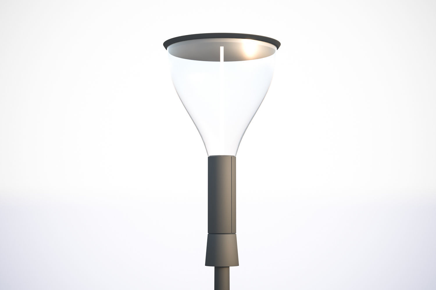 Street lamp in classic form 3D model_13