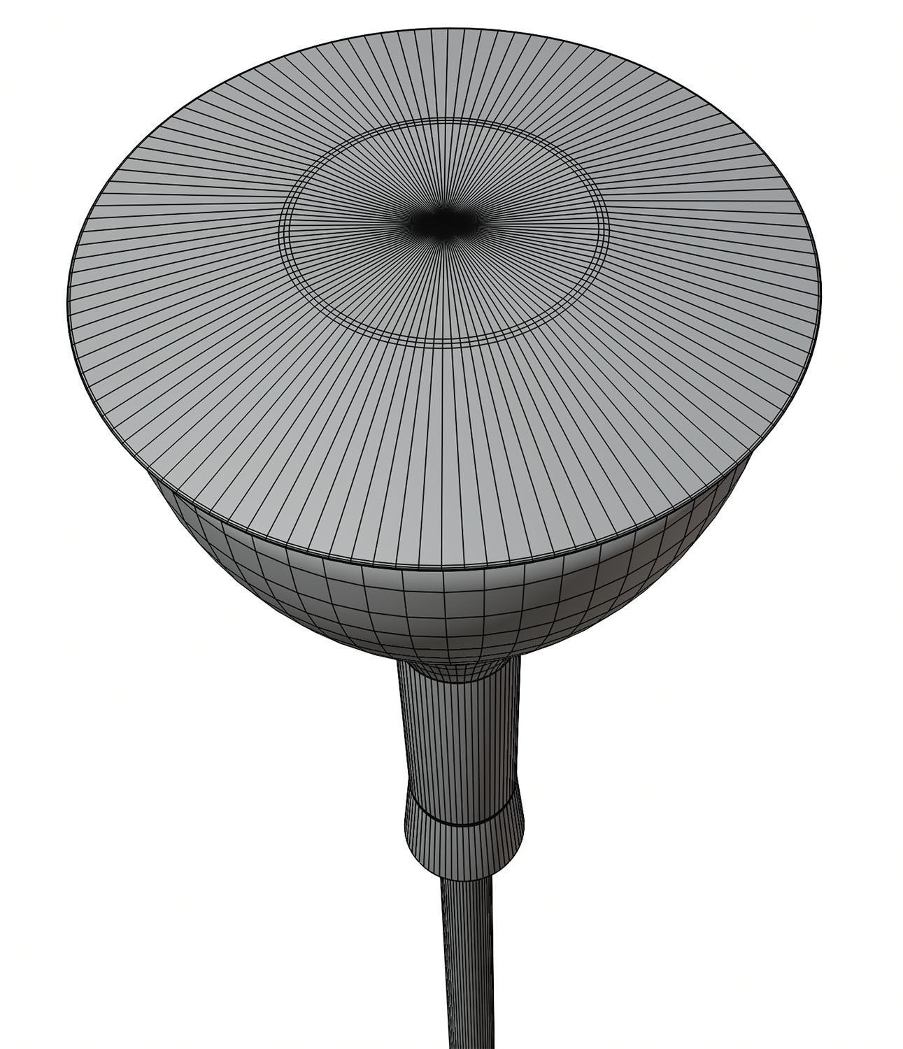 Street lamp in classic form 3D model_5