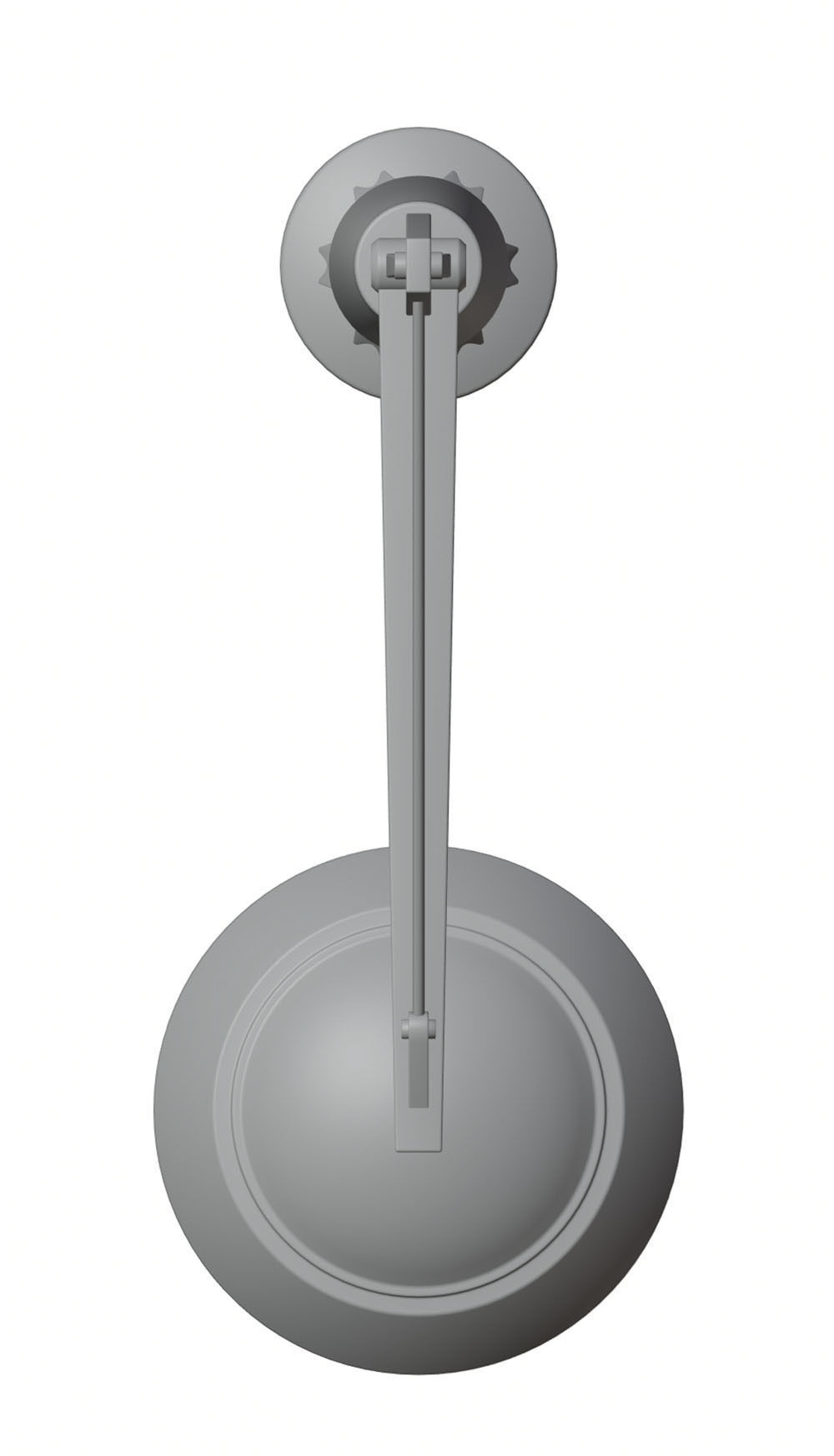 Single pole lighting 3D model_7