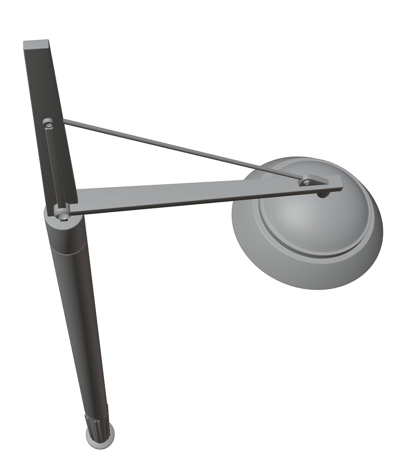 Single pole lighting 3D model_6