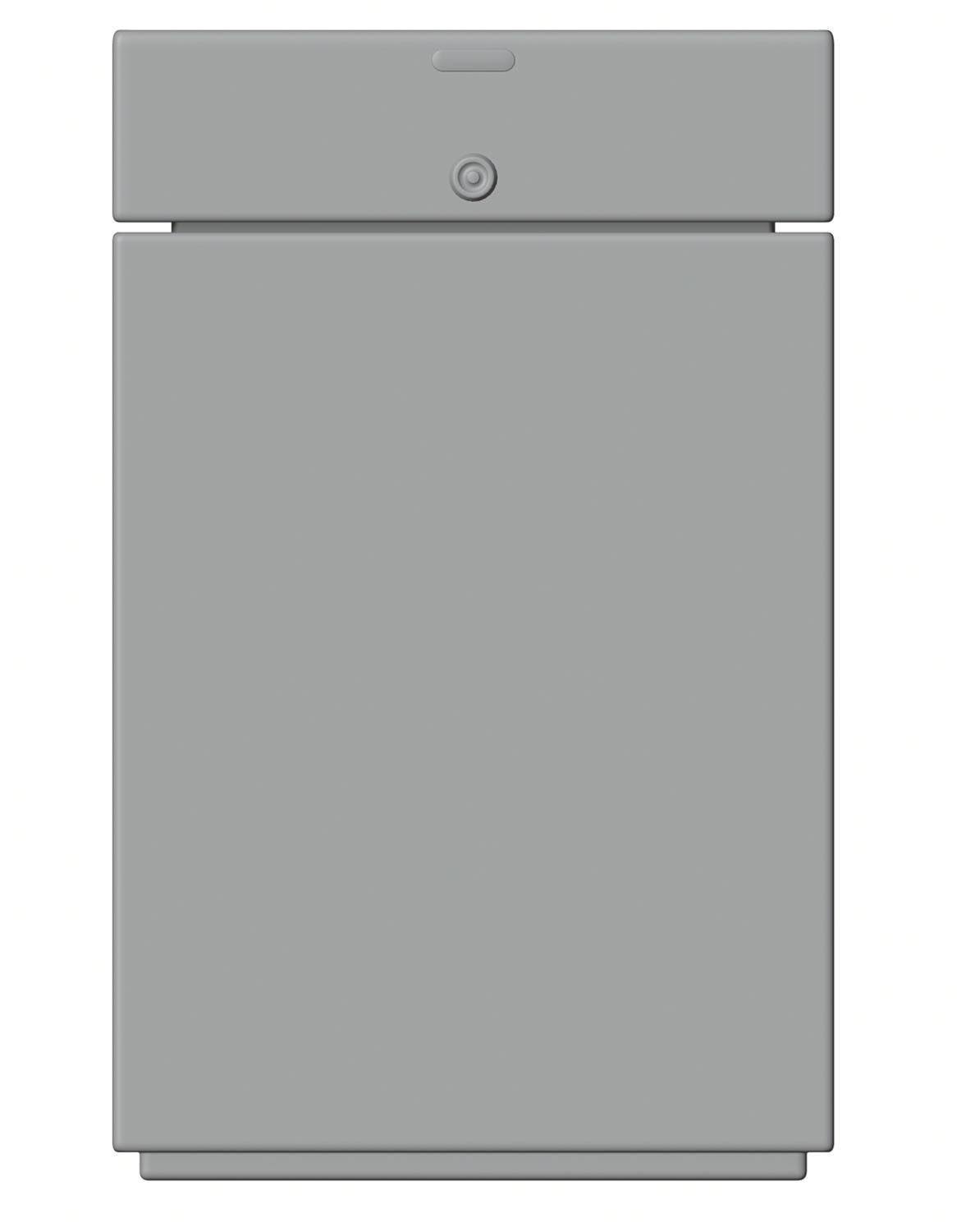 Simply concrete shell basket 3D model_5