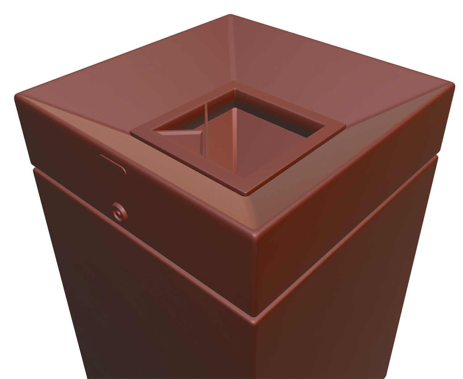 Simply concrete shell basket 3D model_12