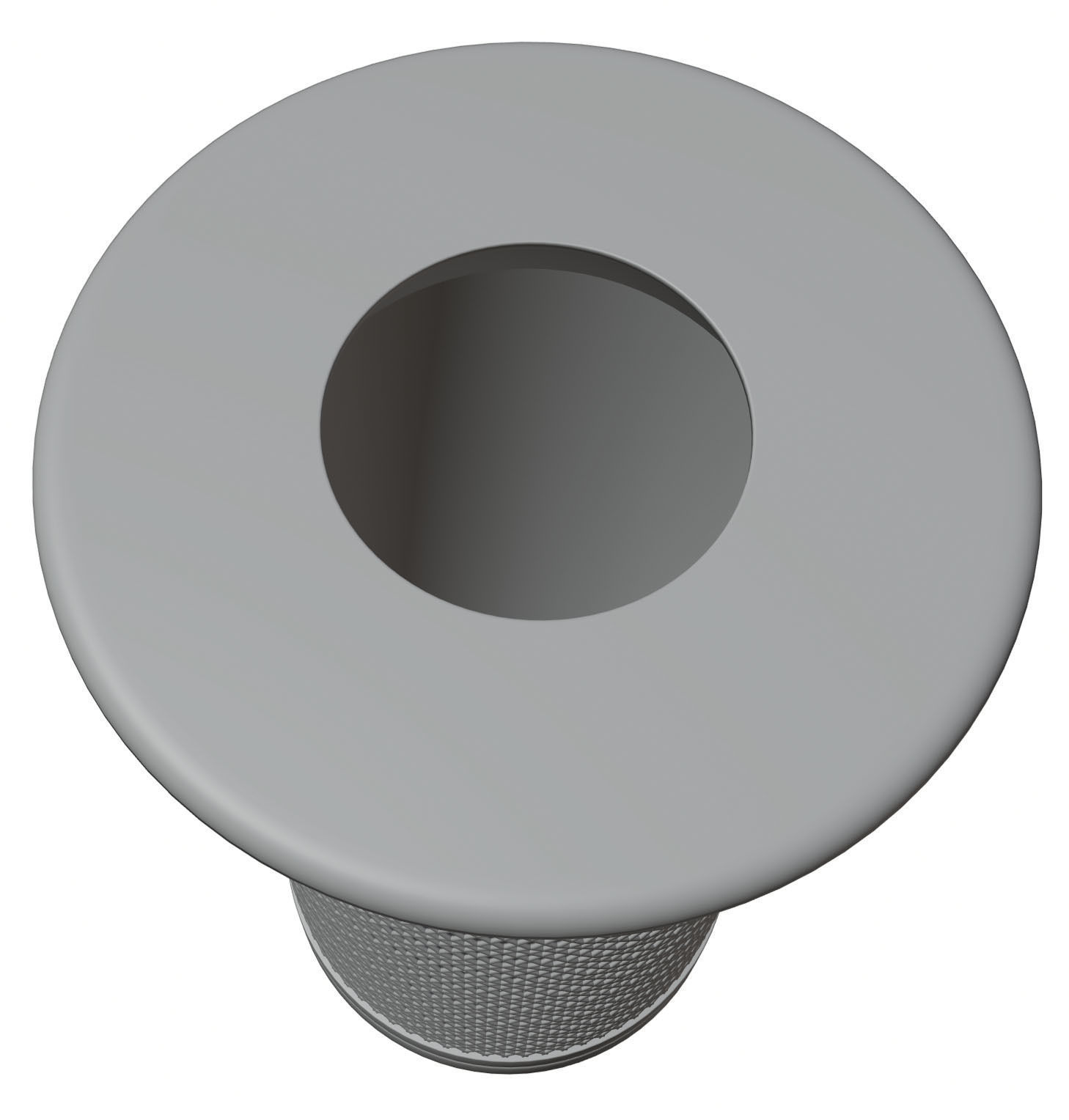 Trash bin made of metal mesh 3D model_5