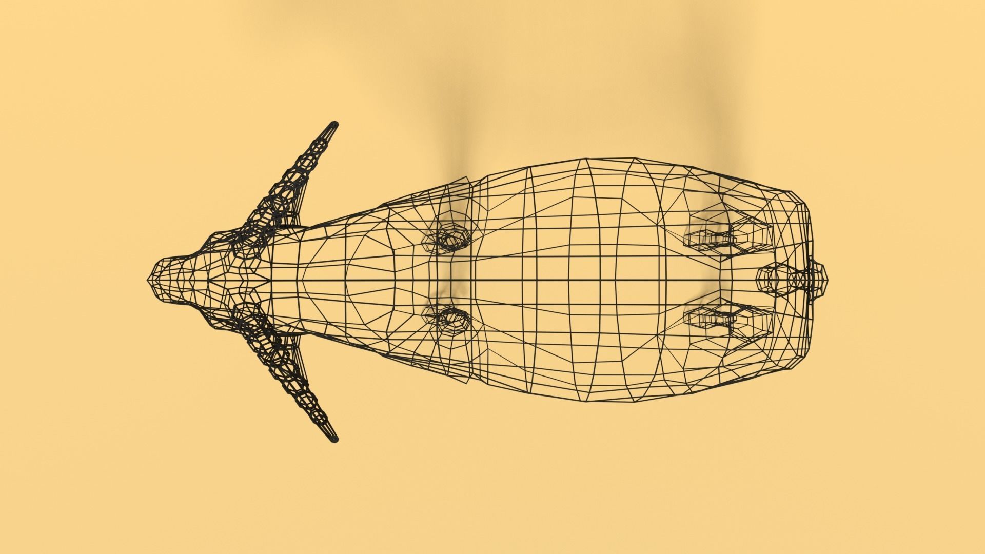 Low Poly Cartoon Gemsbok Oryx Gazella Low-poly 3D model_18