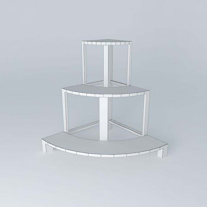 Support flowerpots Free 3D model_4