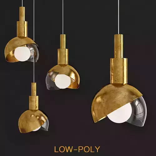 Wonderglass Calimero gold 3d model