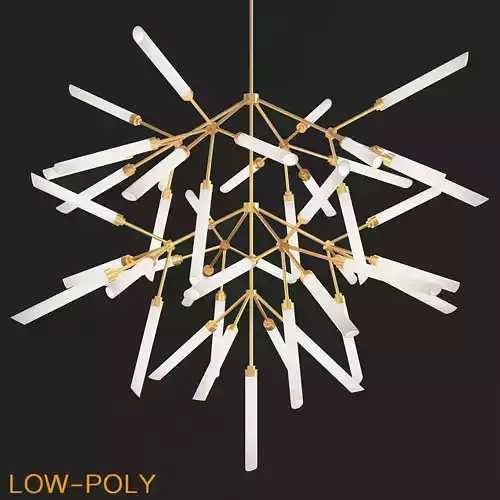 Suspension lights Spur Grande Chandelier 3d model