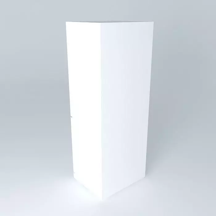 Refrigerator cube Free 3D model