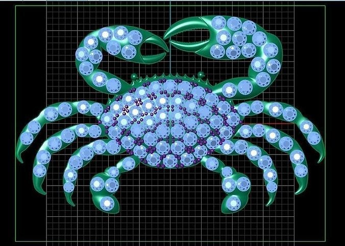 Crab Pendant Free 3D print model