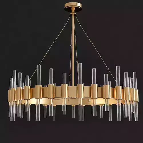 Haskell Large Chandelier Arteriors Home 3d model