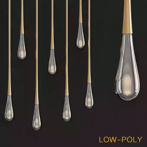 Chandelier The Pour par Design Haus Liberty 3d model