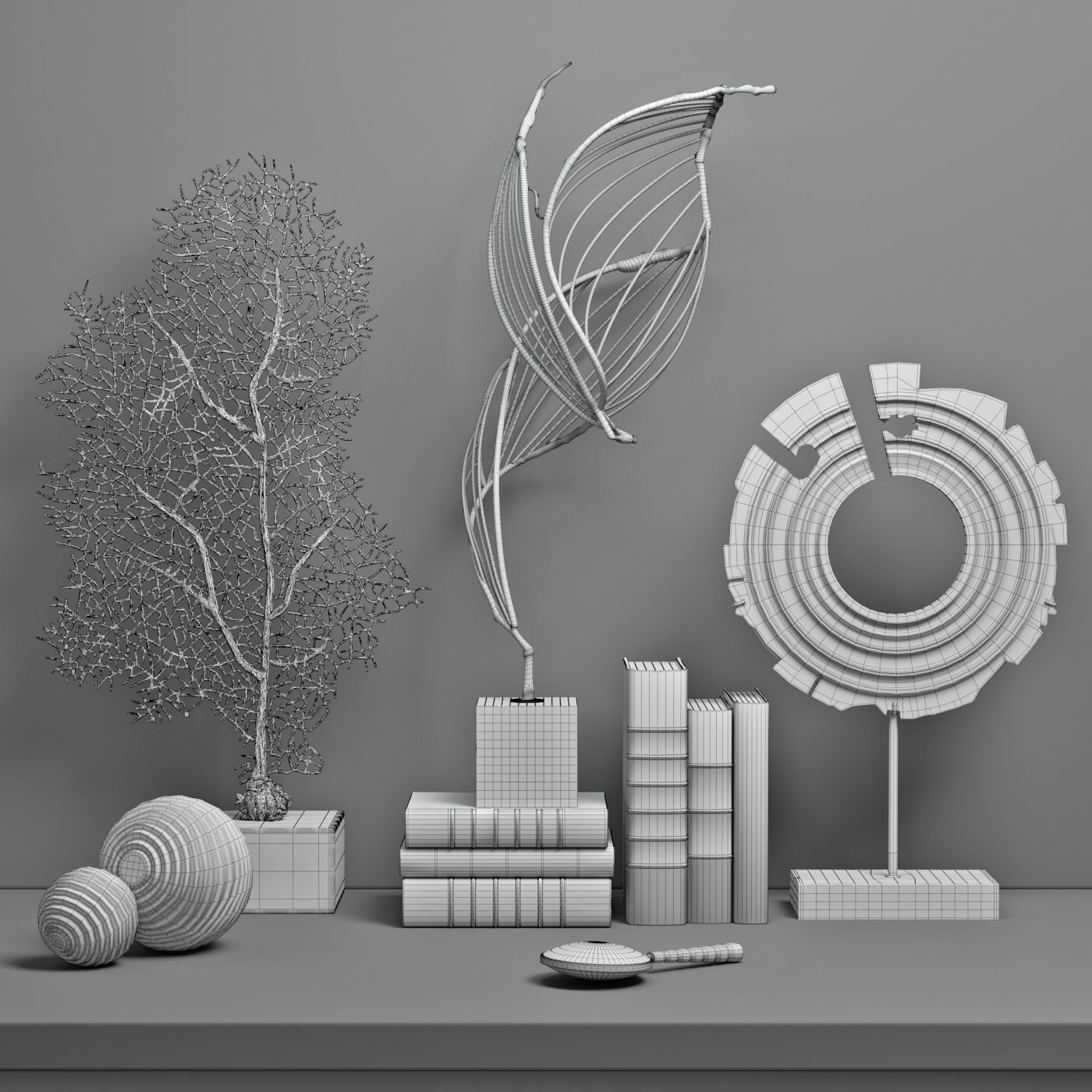 Decor Set 29 3D model_4