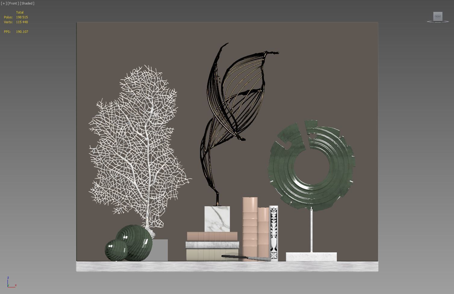 Decor Set 29 3D model_5