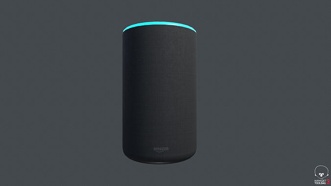 Smart Speaker Amazon Echo Low-poly 3D model