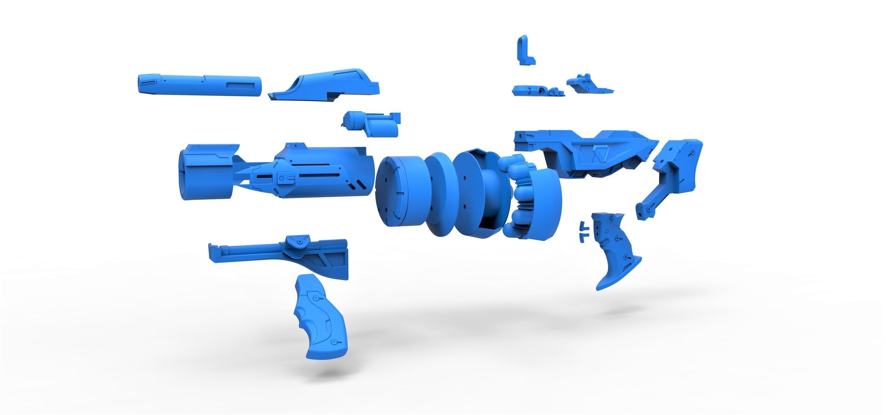 Gun of Baptiste Talon from the game Overwatch 3D print model_19