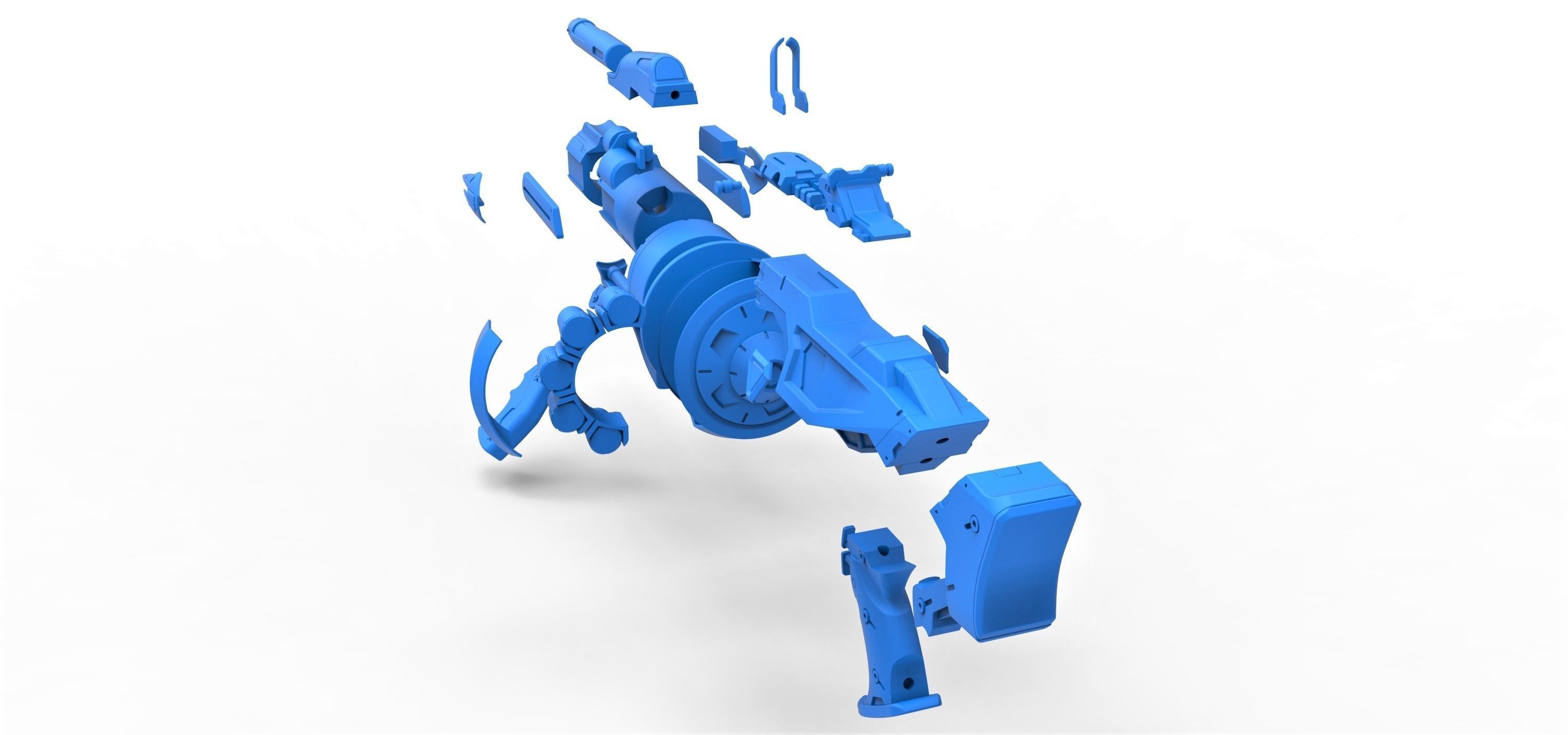 Gun of Baptiste Talon from the game Overwatch 3D print model_25